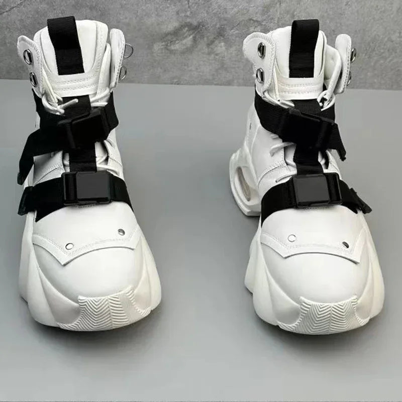 High Quality Men Walking Shoes Women's Platform Shoes Designer Thick Sole Breathable Casual Men Sneakers High-top Dad Shoes