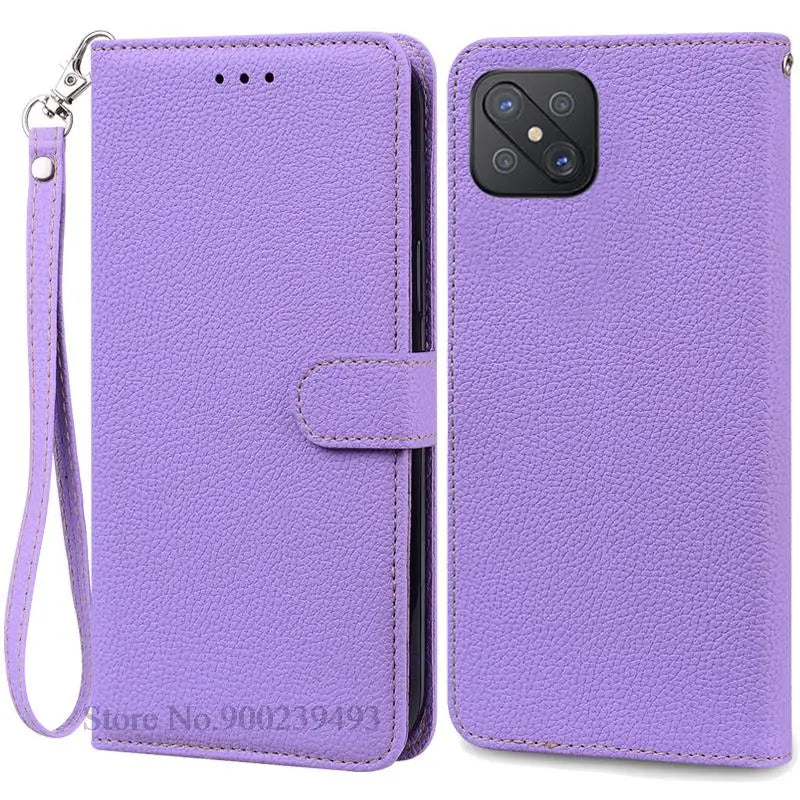 For OPPO Reno4 Z 5G Case Reno4Z Wallet Leather Flip Phone Case For OPPO Reno 4 Z 5G Cases Candy fundas Reno 4Z 5G Coque Shell