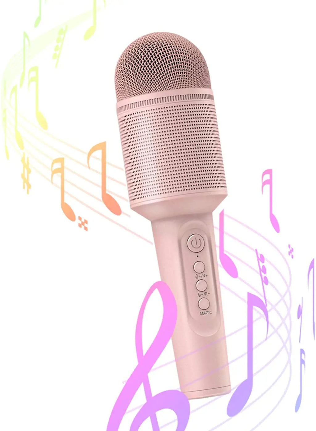 Karaoke Microphone Bluetooth Wireless Portable Home Singing Machine with Duet Sing/Record/Play/Reverb for Adult/Kid Gift
