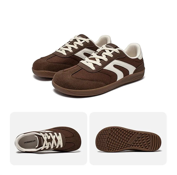 HOBIBEAR Unisex Barefoot Sneakers Women Men Wide Toe Minimalist Zero Drop Shoes Non Slip Lace Up Casual Sneaker