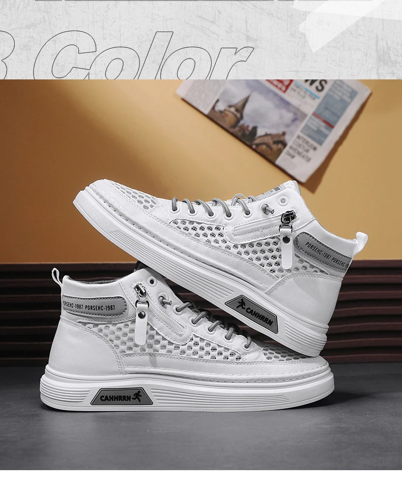 CYYTL Mesh Summer Shoes For Men Breathable Sneakers Casual Outdoor Running Tennis Platform Sports Hiking Designer Luxury Loafers