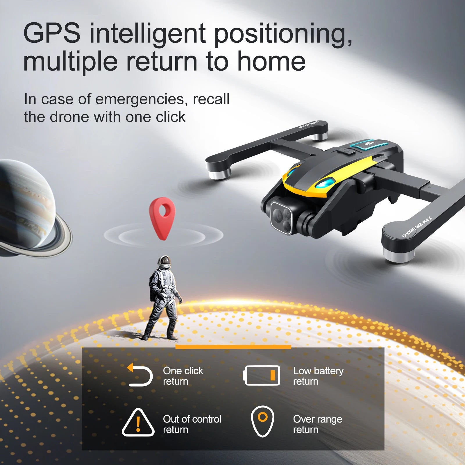 M8 drone, 8K camera intelligent obstacle avoidance, optical flow positioning precise hovering shooting,