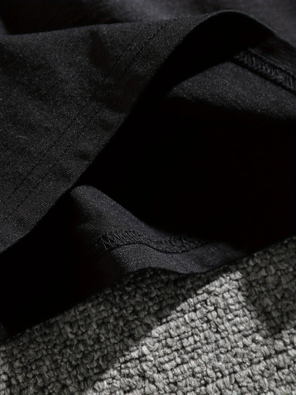 Men's "I Am a Great Papou" French Text Print Crew Neck T-Shirt - Lightweight Summer Casual Tee with Geometric Design