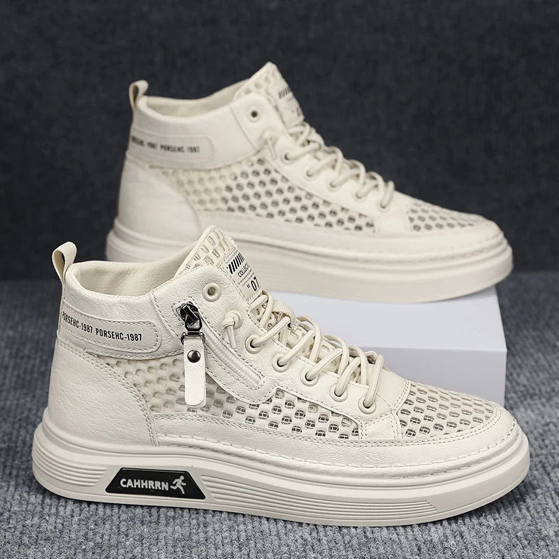 CYYTL Mesh Summer Shoes For Men Breathable Sneakers Casual Outdoor Running Tennis Platform Sports Hiking Designer Luxury Loafers