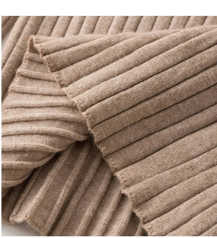 Autumn Winter 2025 Tops Pullovers Women Sweaters Knit Soft Jumper Tops O-Neck Ribbed Long Sleeve Korean Slim-fit Female Sweater