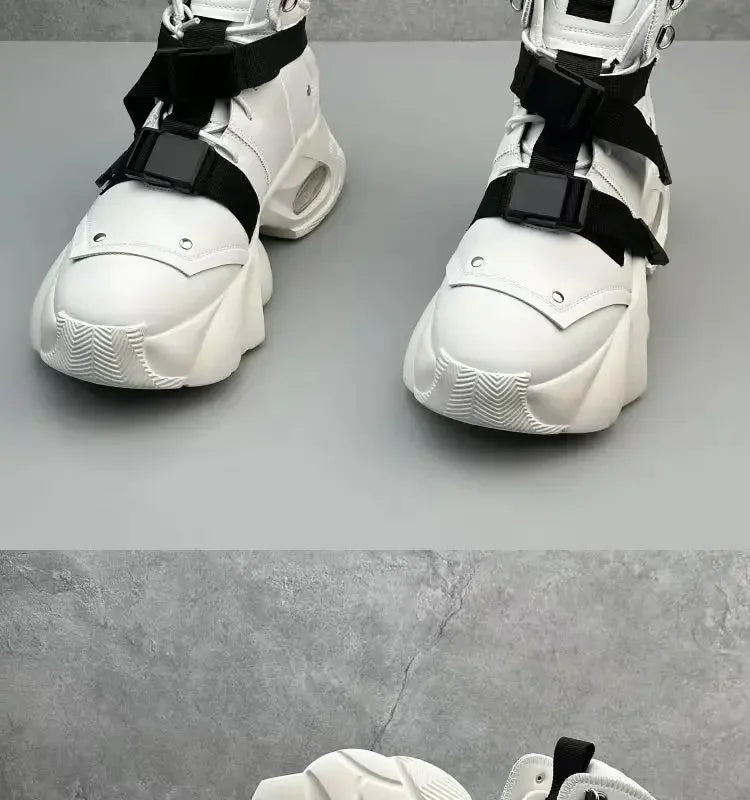 High Quality Men Walking Shoes Women's Platform Shoes Designer Thick Sole Breathable Casual Men Sneakers High-top Dad Shoes