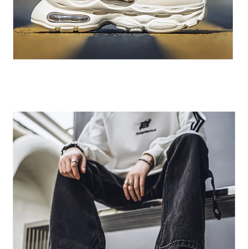 2024 New Men Shoes Autumn Winter Comfortable Men's Platform Sneakers Fashion Casual Shoes Sports Trainers Tenis Size44 ﻿