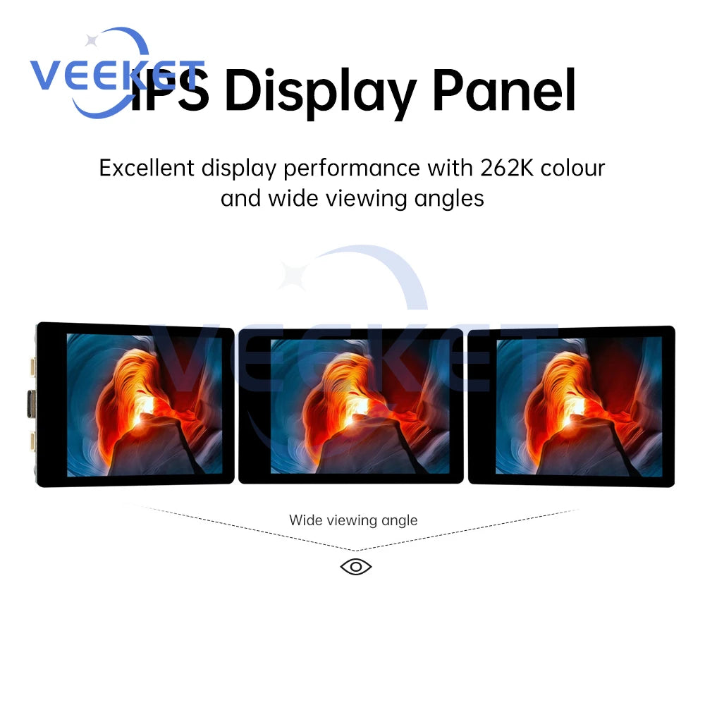 ESP32-S3 2.8 Inch LCD Screen Wifi Bluetooth Development Board Capacitive Touch Display Development Board Optional
