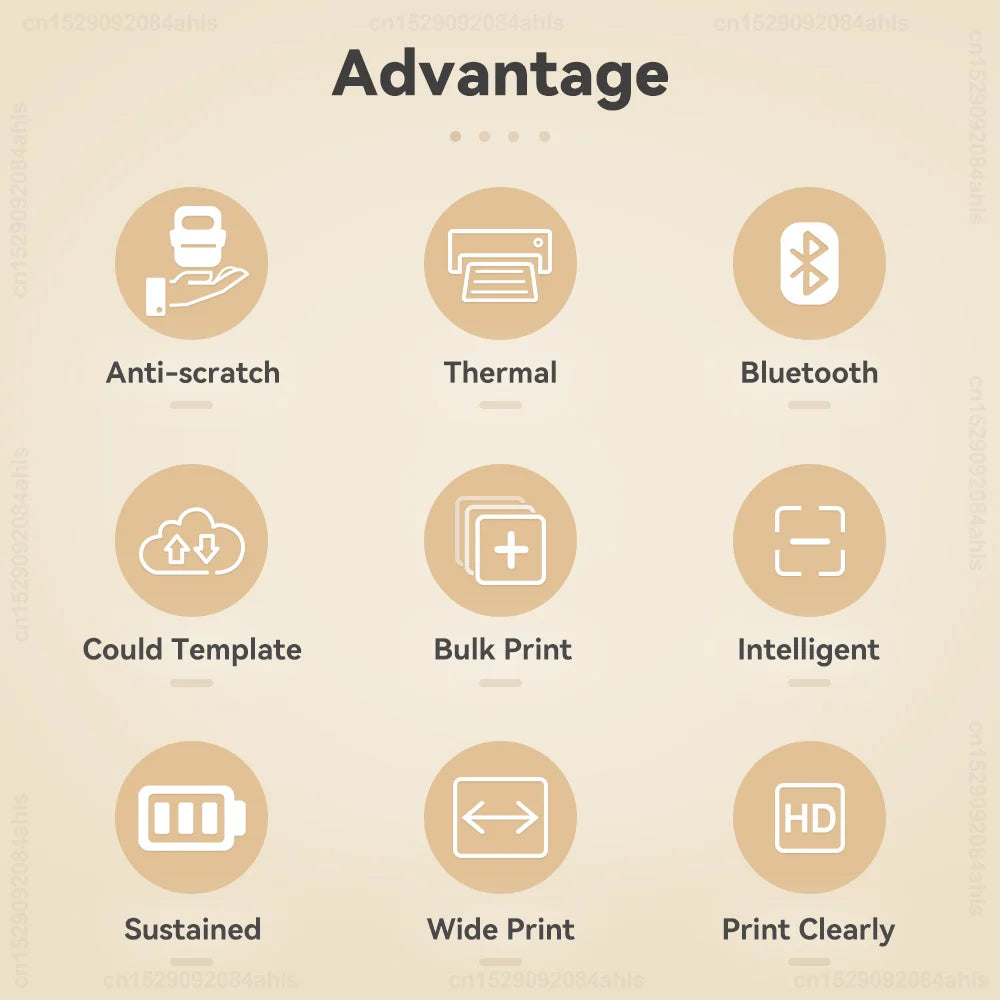 Mini Portable Thermal Printer P50 Adhesive Label Printer Portable Bluetooth Labeling Machine 2inch Maker or 3PK P50 Label Tapes