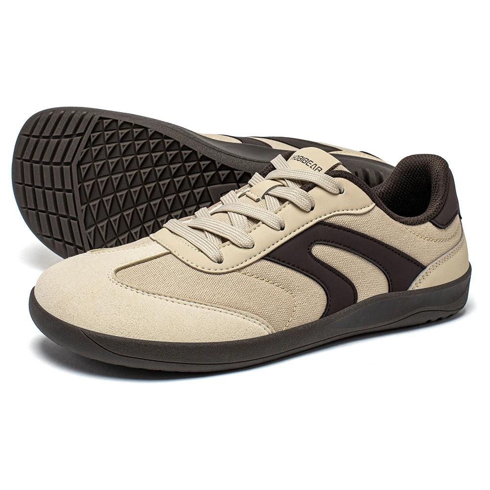 HOBIBEAR Unisex Barefoot Sneakers Women Men Wide Toe Minimalist Zero Drop Shoes Non Slip Lace Up Casual Sneaker