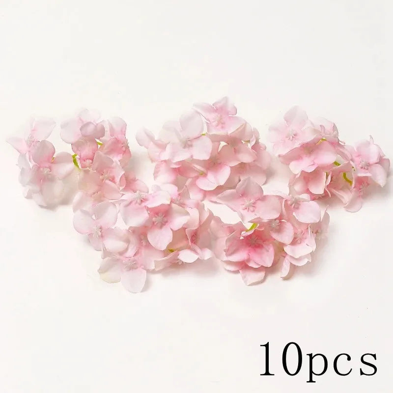 Pink Artificial Flowers Head For Wedding Home Room Decor DIY Fake Flowers For Decoration Birthday Party Craft Wreath Decoration