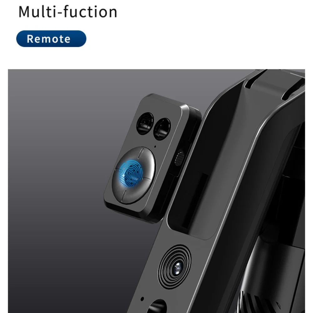 COOL DIER 2025 NEW Gimbal Stabilizer Wireless Selfie Stick Foldable Tripod Holder With Bluetooth Shutter Monopod For IOS Android