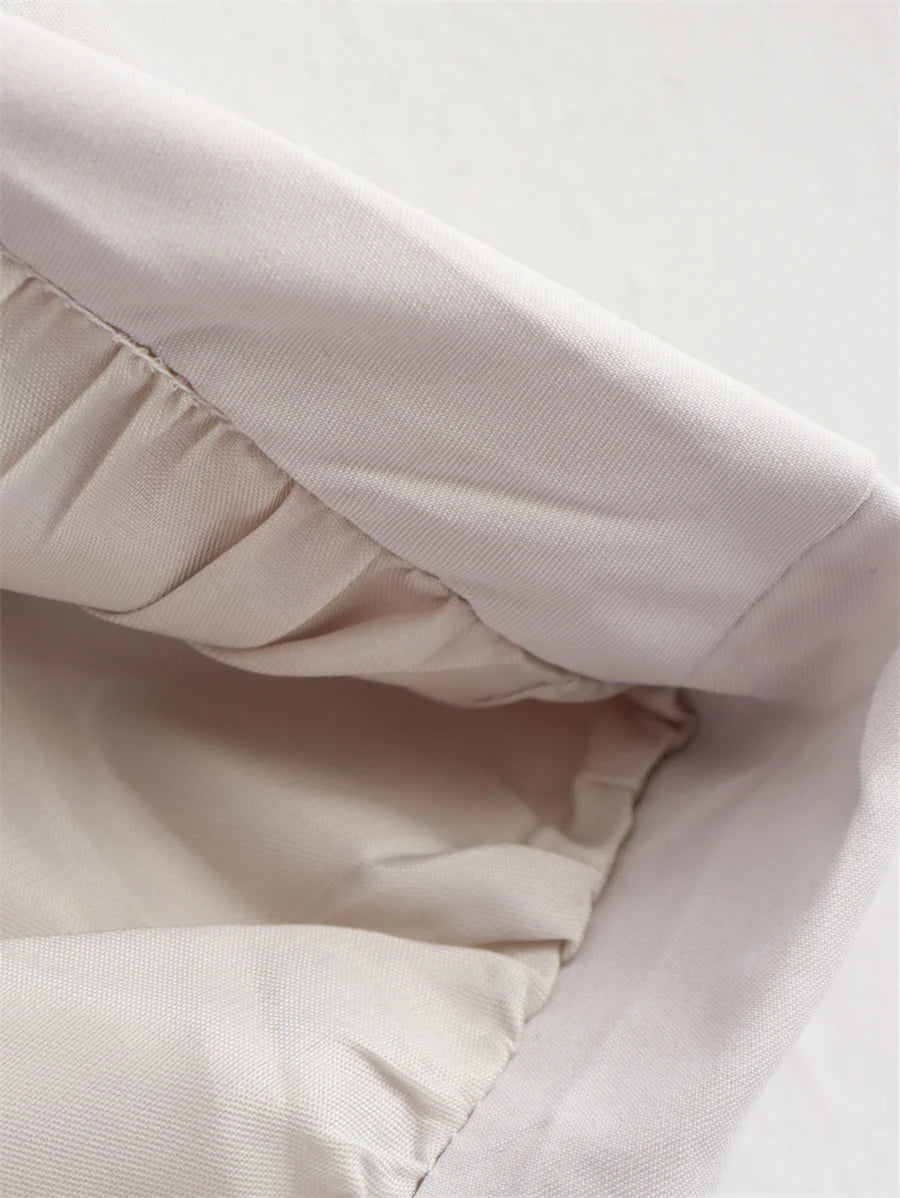 2025 Autumn Fashion Pocket Windbreaker Jackets Women Loose Crewneck Chic Outerwear Coat Female Short Jacket Mujer Clothes