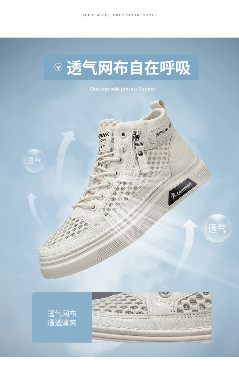 CYYTL Mesh Summer Shoes For Men Breathable Sneakers Casual Outdoor Running Tennis Platform Sports Hiking Designer Luxury Loafers