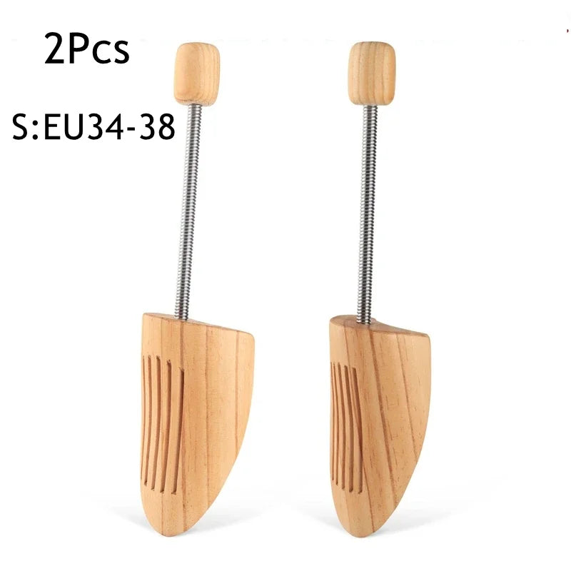 2Pcs/4PCS Trees Anti Deformation Men Woman Spring Shoes Wood Shoes Stretcher Wooden Shoe Tree Shaping Anti Wrinkle Shoe Lasts
