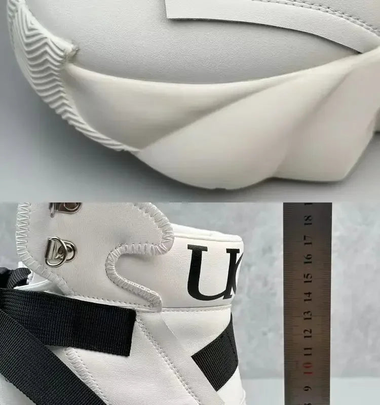 High Quality Men Walking Shoes Women's Platform Shoes Designer Thick Sole Breathable Casual Men Sneakers High-top Dad Shoes