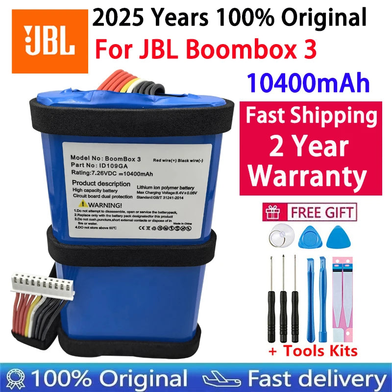 2025 Years Replacement Original Speaker Battery For JBL Link 10 20 G03 Clip Charge Boombox Flip Pulse Xtreme 1 2 3 4 5 6 Bateria