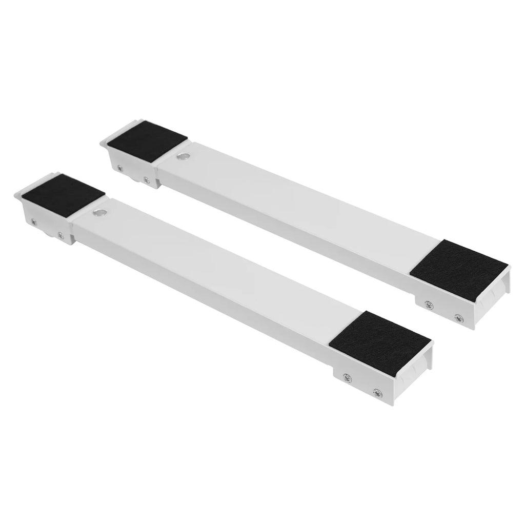 2 PCS Base Stand Adjustable Length Holder Appliance Rollers For Washing Machine 440.92lbs Load-bearing