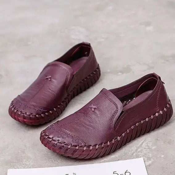 Black Wide Fit Women Shoe Female Loafers Designer Spring Shoes with Genuine Leather Upper 2022 New oxford Sneaker Woman Flats