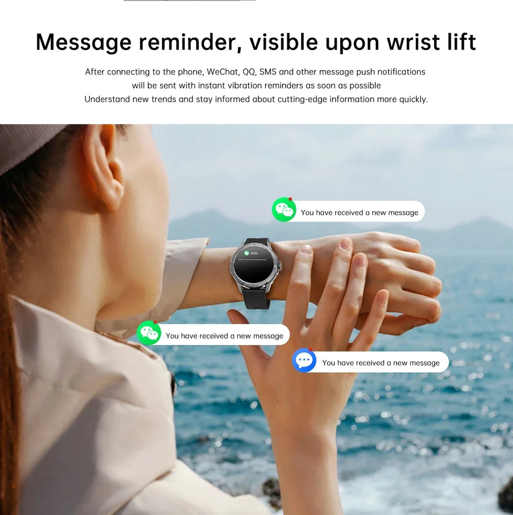 Xiaomi S4 Ultra Outdoor Sports Smart Watch Men AMOLED Screen NFC GPS Compass Heart rate Waterproof Bluetooth Call SmartWatch