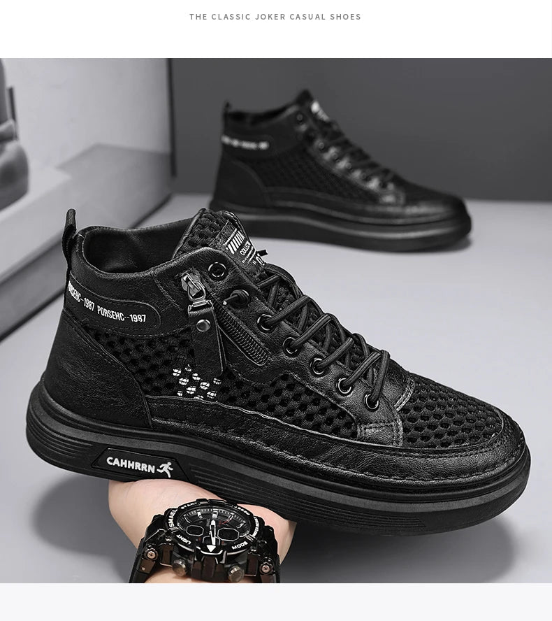 CYYTL Mesh Summer Shoes For Men Breathable Sneakers Casual Outdoor Running Tennis Platform Sports Hiking Designer Luxury Loafers