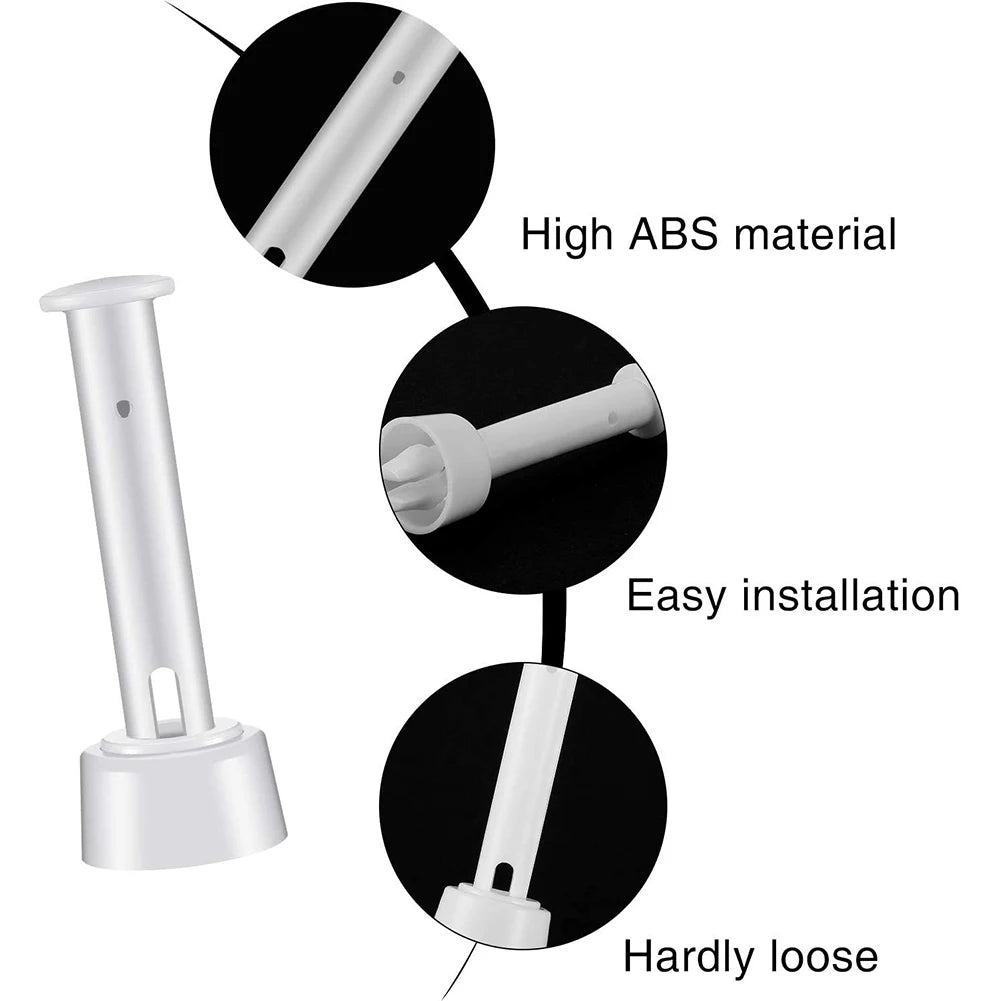 12 Packs Plastic Pool Joint Pins with Rubber Seals for Intex Swimming Pool Accessories Round Metal Frame for Swimming