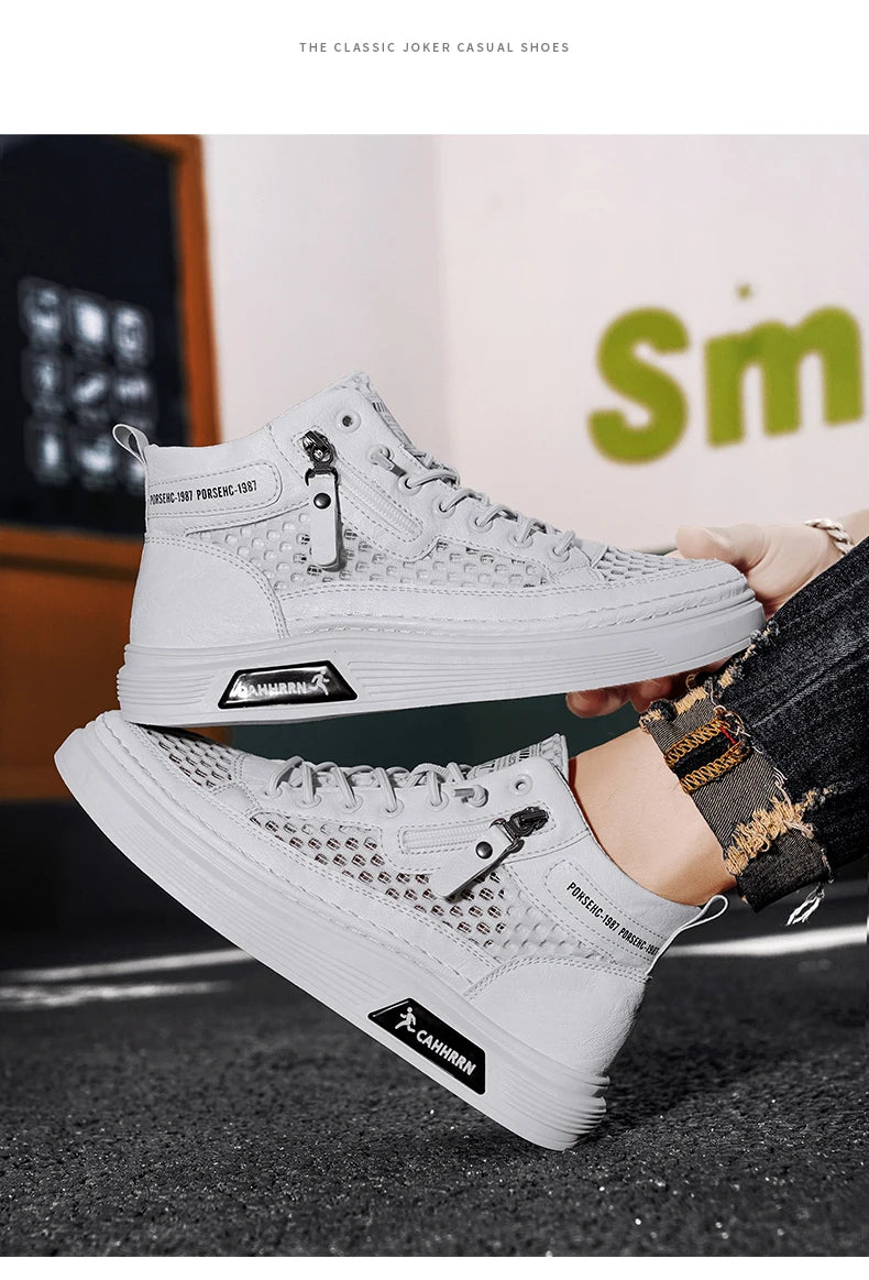 CYYTL Mesh Summer Shoes For Men Breathable Sneakers Casual Outdoor Running Tennis Platform Sports Hiking Designer Luxury Loafers