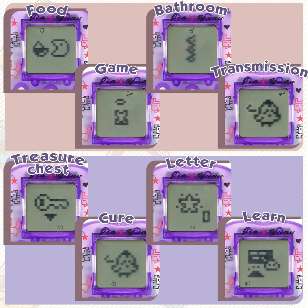 Kids Electronic Pets Game Tamagotchi Handheld Game Console Toy in Russian Original German Spanish Polish Virtual Digital Pet Toy