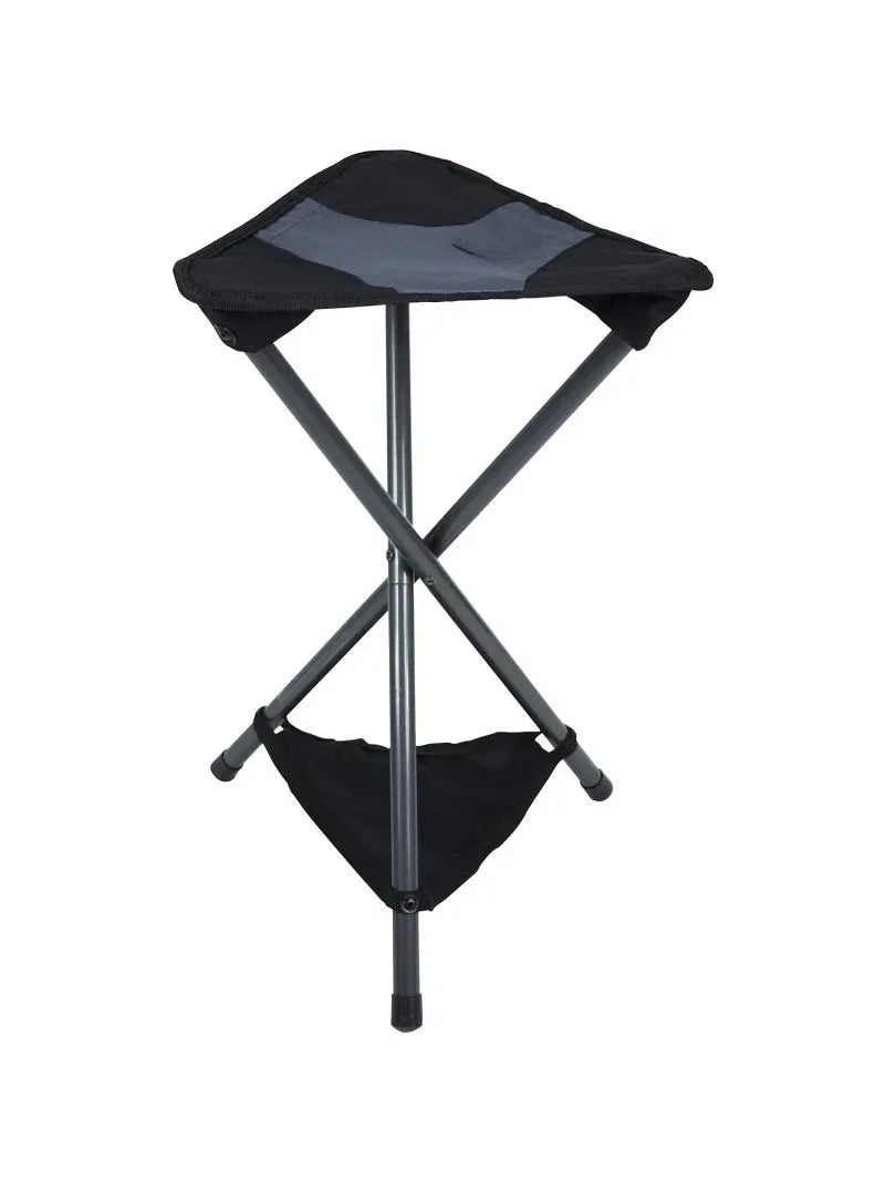 Outdoor Quik-E Seat Collapsible Stool with Back Support