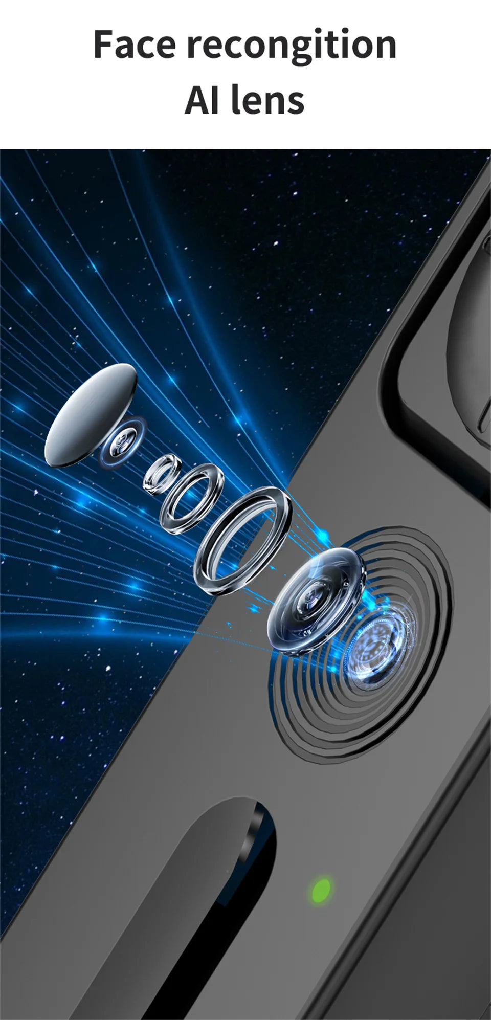 COOL DIER 2025 NEW Gimbal Stabilizer Wireless Selfie Stick Foldable Tripod Holder With Bluetooth Shutter Monopod For IOS Android