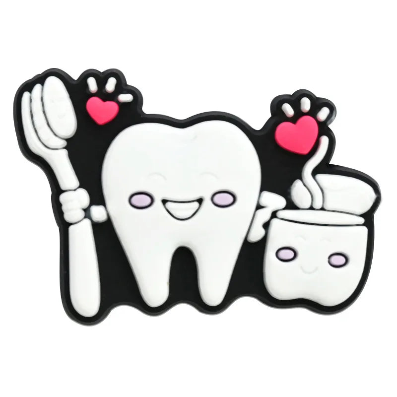 Dentist Shoe Charms for Crocs Accessories Sandals Men Clogs Pins Women Badges Boy Girls Jeans Kids Decorations Buckle Shoes