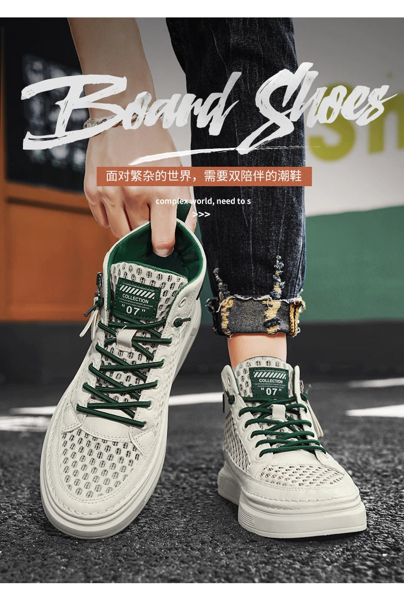 CYYTL Mesh Summer Shoes For Men Breathable Sneakers Casual Outdoor Running Tennis Platform Sports Hiking Designer Luxury Loafers