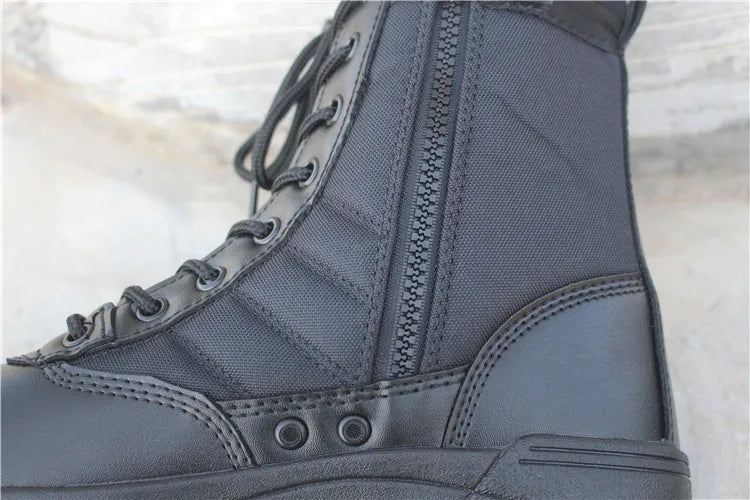 Wear resistant tactical boots for both men and women waterproof security shoes outdoor hiking boot high top desert boots for men