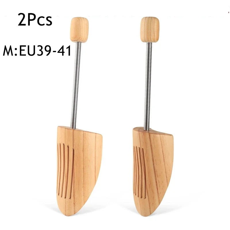 2Pcs/4PCS Trees Anti Deformation Men Woman Spring Shoes Wood Shoes Stretcher Wooden Shoe Tree Shaping Anti Wrinkle Shoe Lasts