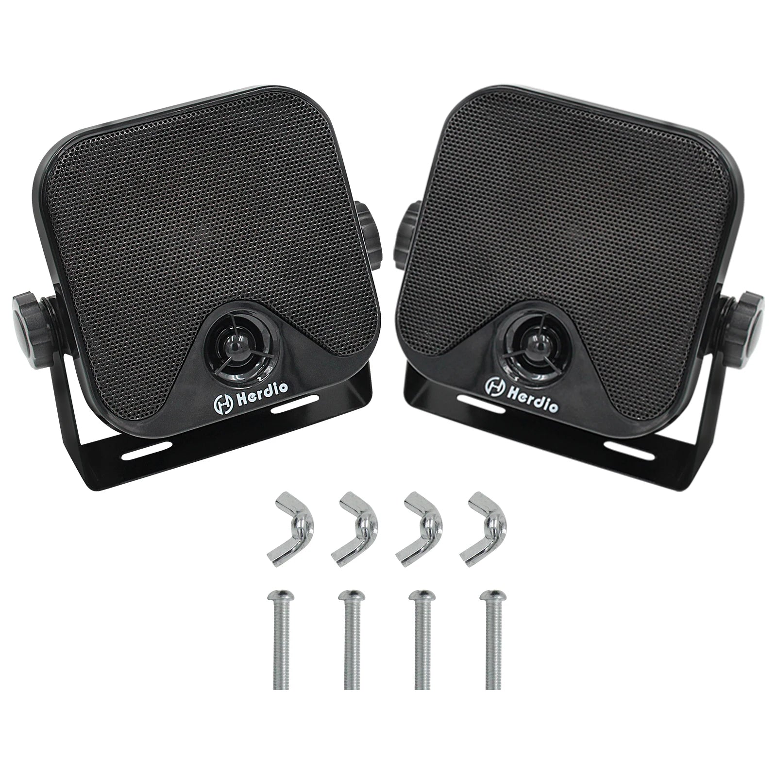 Herdio Waterproof Marine Speakers 100W 4 Inch Motorcycle Audio Speaker Heavy Duty Music Sound System For outdoor ATV UTV