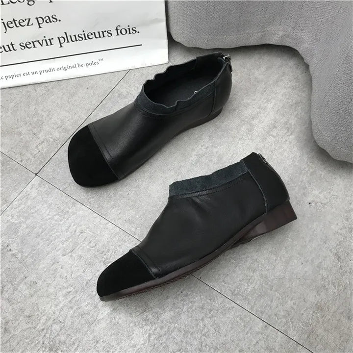 Careaymade-Genuine leather big size women's shoes,pure handmade Winter plush soft thick warm cotton boots women antiskid shoes