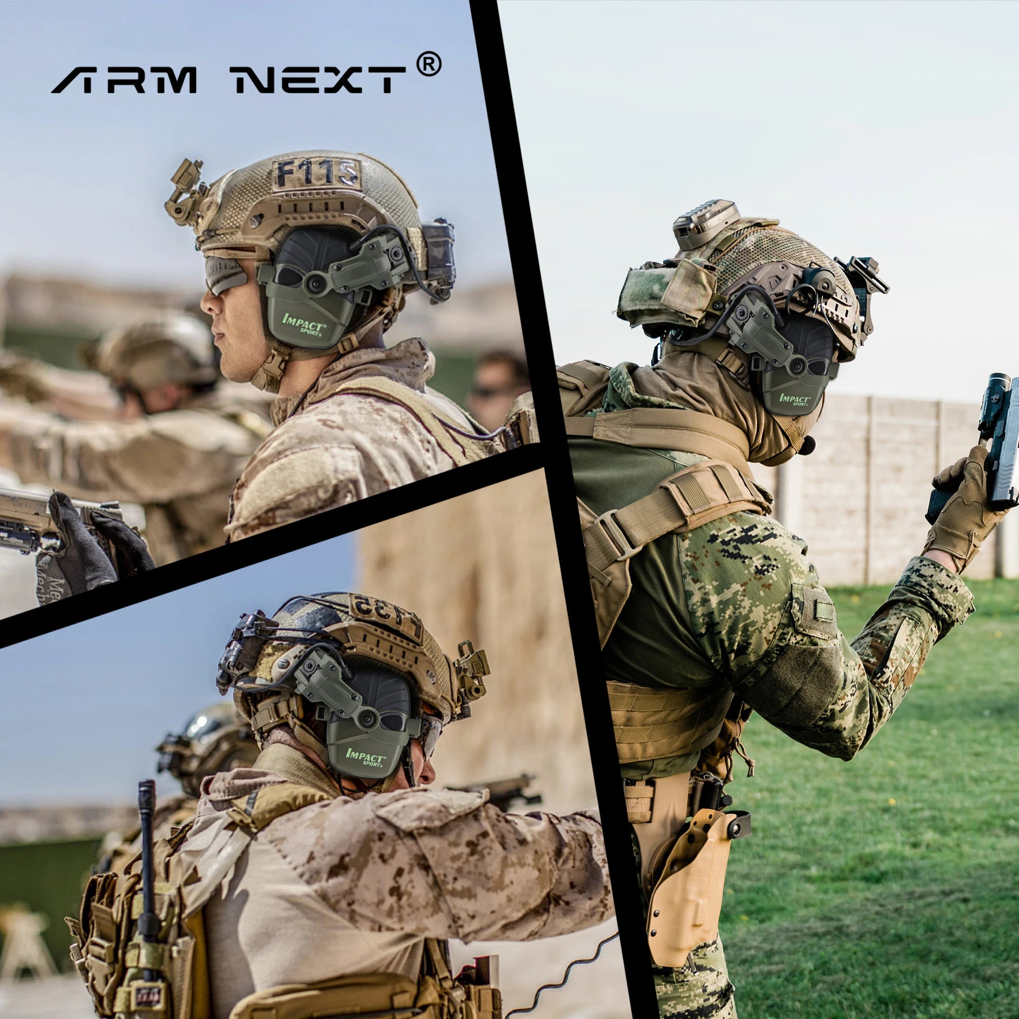 Electronic Shooting Earmuffs Tactical Sound Amplification Headset Ear Protection Anti-noise Ear Muff Outdoor Sports