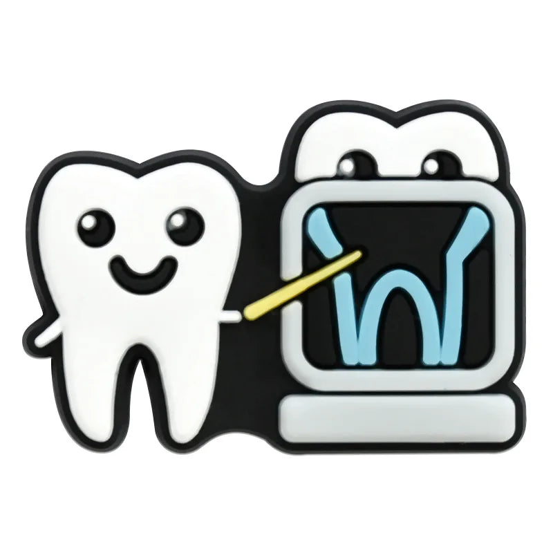 Dentist Shoe Charms for Crocs Accessories Sandals Men Clogs Pins Women Badges Boy Girls Jeans Kids Decorations Buckle Shoes