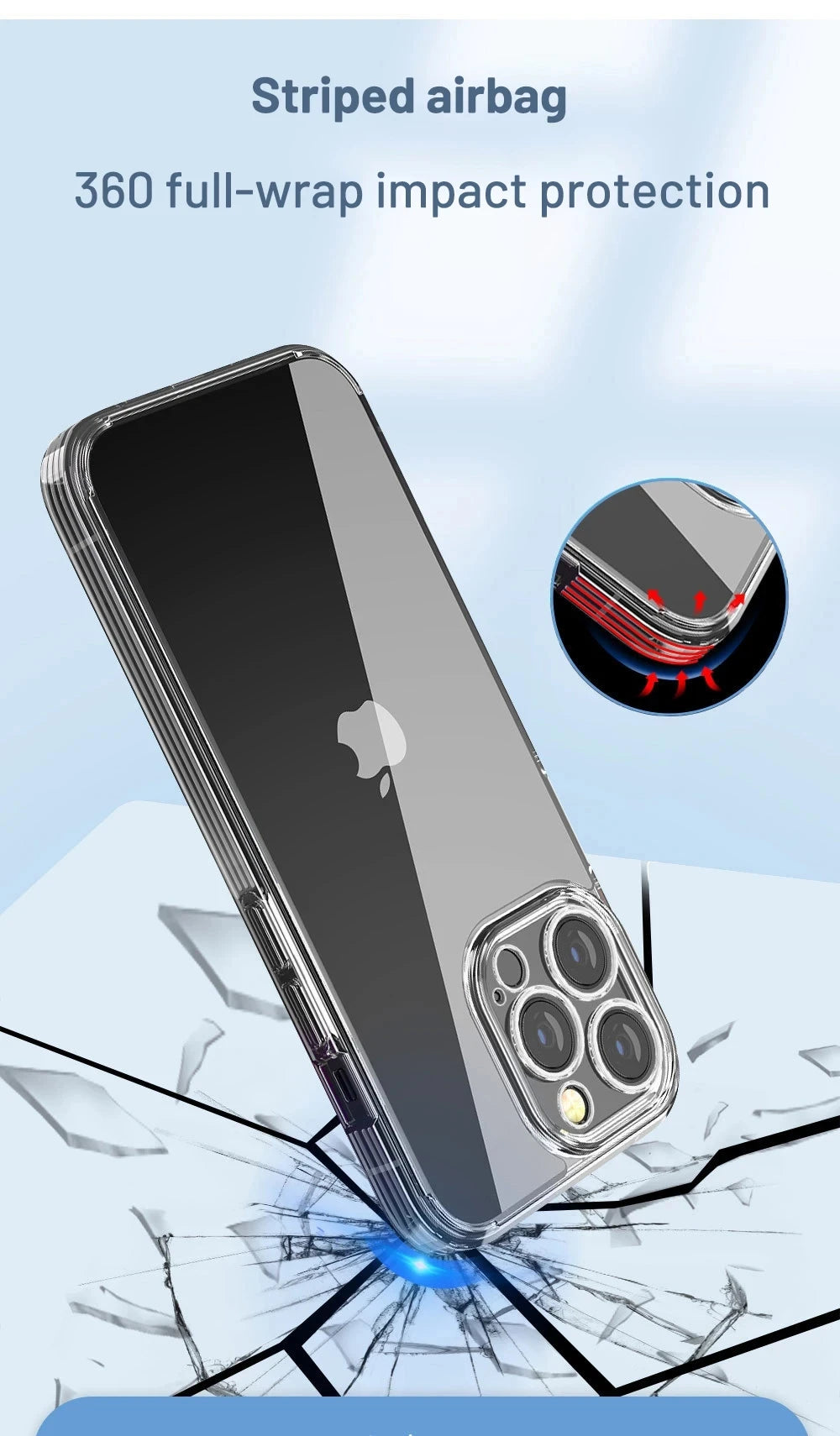 Transparent Phone Case For iPhone 11 12 13 14 15 Pro Max Mini For iPhone X XS Max XR 8 7 6 Plus TPU Soft Back Cover Clear Case