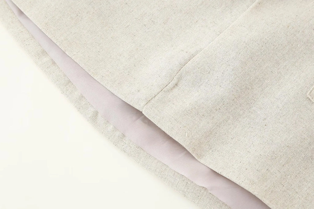 2025 New Set Women's Asymmetric Buckle Vest Short Skirt Set Round Neck Sleeveless Top A-line Skirt Summer New Casual Chic Set