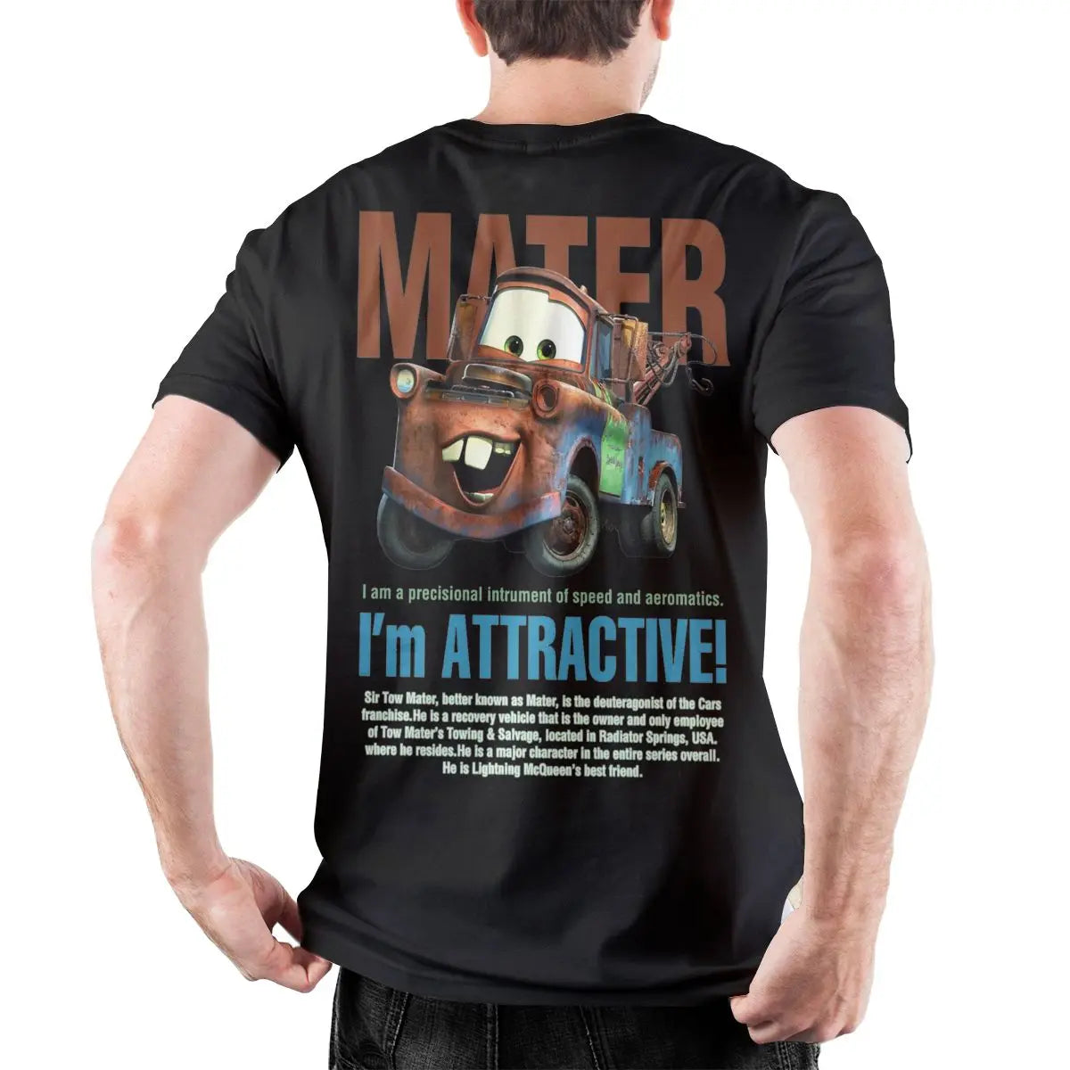 Vintage Brown Cars Mater T-Shirts Sally Carrera Men's And Women's Lightning Mcqueen  New Arrival Clothing Love Gift For Couple