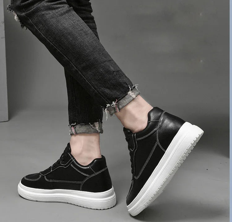 Luxury Elevator Shoes Men Women Sneakers Height Increasing Invisible 6 8 10CM Heighten Sports Man Taller Lift White Shoes