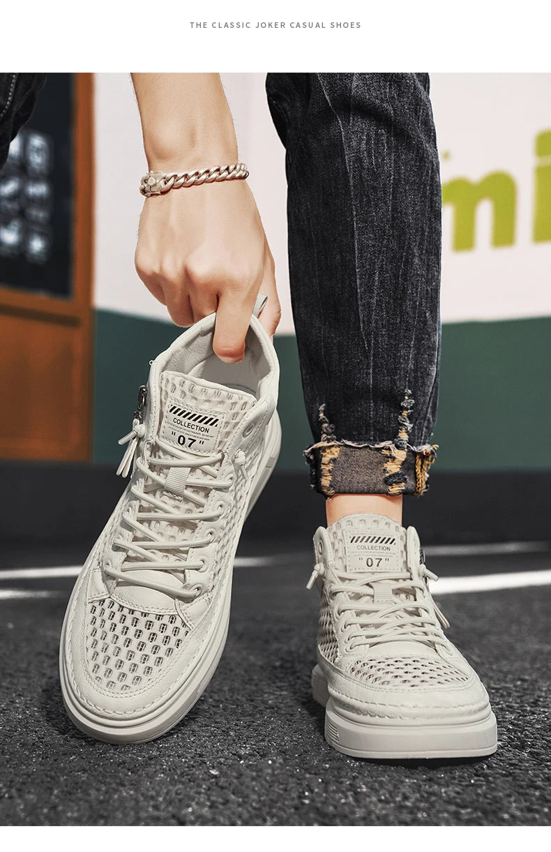 CYYTL Mesh Summer Shoes For Men Breathable Sneakers Casual Outdoor Running Tennis Platform Sports Hiking Designer Luxury Loafers