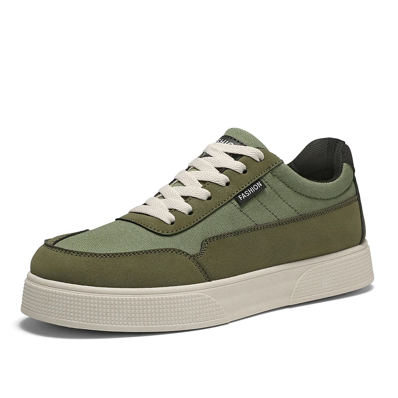 Men's plus size casual shoes summer new soft-sole non-slip outdoor thick-sole walking shoes fashion sports board shoes flat shoe