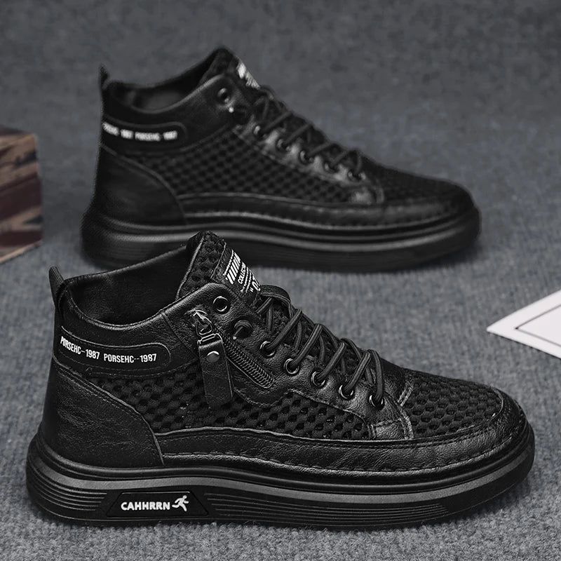 CYYTL Mesh Summer Shoes For Men Breathable Sneakers Casual Outdoor Running Tennis Platform Sports Hiking Designer Luxury Loafers