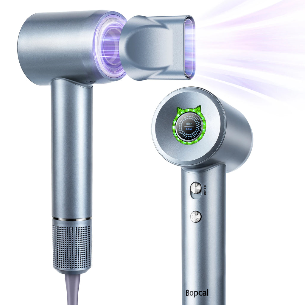 1600W Professional High Speed Hair Dryer 110000RPM Brushless Cold Hot blower Silent Touch Screen Home Hair Dryer Fast Dry