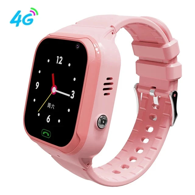 2025 4G Children's Smart Watch sim card GPS Track Video Call Camera SOS Waterproof Display Location LBS Tracker Smart Watch