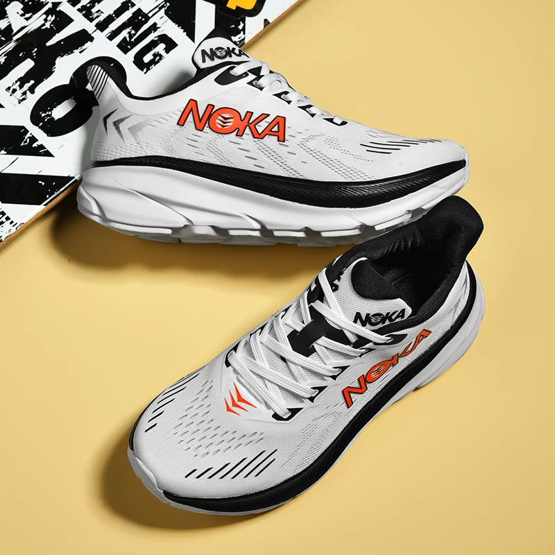 New Casual Sneakers Marathon Air Cushion Men Sports Running Shoes Breathable Lightweight Comfortable Athletic Nonskid- Sneakers*