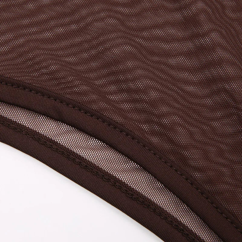 See Through Lingerie Sexy Slim Sleeveless Bodysuit Bow One-Pieces Corset Top Letter Embroidery Bustier Lace Lenceria Femenina