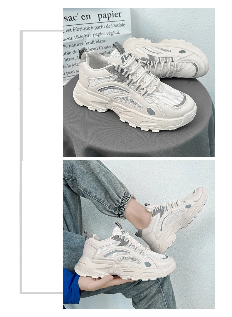 New Casual Sports Dad Shoes for Men Trendy Shoes Men's Sneakers Male Breathable Platform Tenis Masculino Shoes